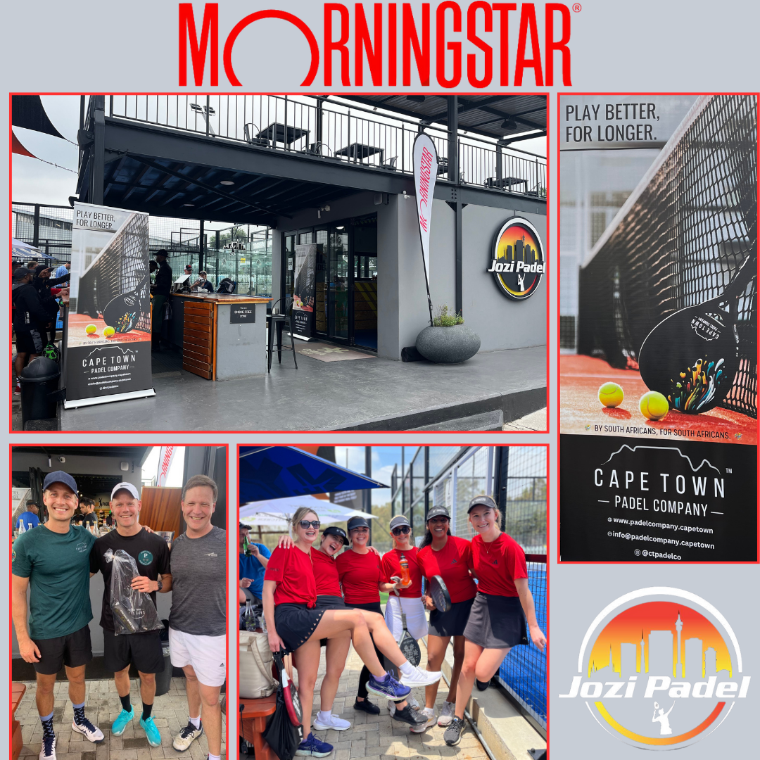 Morningstar padel event supported by Cape Town Padel Company