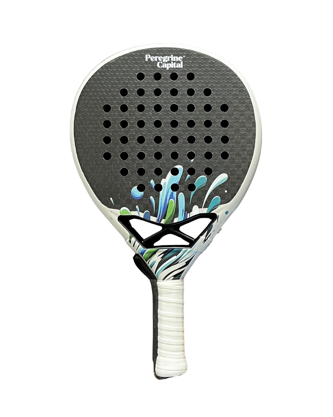 Peregrine Capital branded padel racket