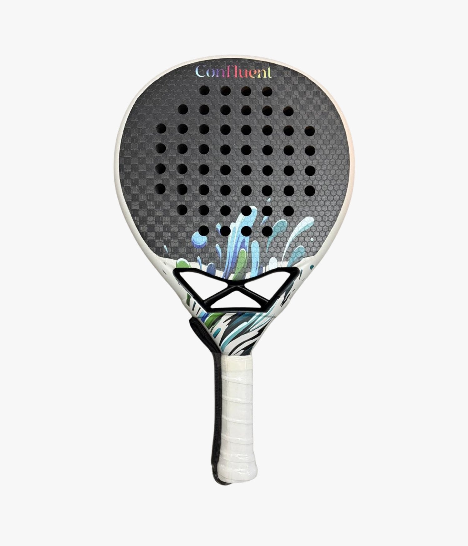 Confluent branded padel racket